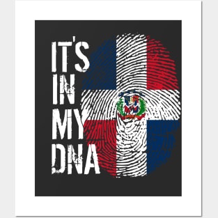 Dominican republic Flag Fingerprint My Story DNA Santo Domingo Domrep Posters and Art